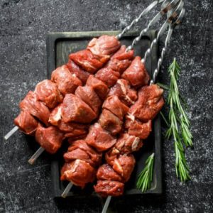 Steak Quebs - Skewered